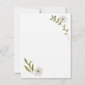 インディゴダスティブルー結婚フローラ詳細カード 招待状 (裏面)