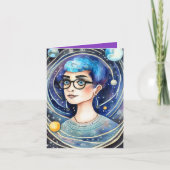 インディゴチャイルドアート |インディゴアダルトアート |空白の | カード (正面)