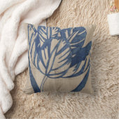 インディゴチューリップ クッション (ブランケット)