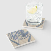 インディゴチューリップ ストーンコースター (横)