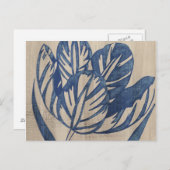 インディゴチューリップ ポストカード (正面/裏面)