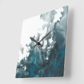 インディゴテンペスト スクエア壁時計 (傾斜)