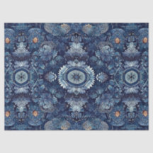 インディゴデニム開花フローラデカップクラフトラッピング