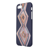 インディゴドリームジオメトリックウォーター色iPhone7ケース iPhoneケース (裏面左)