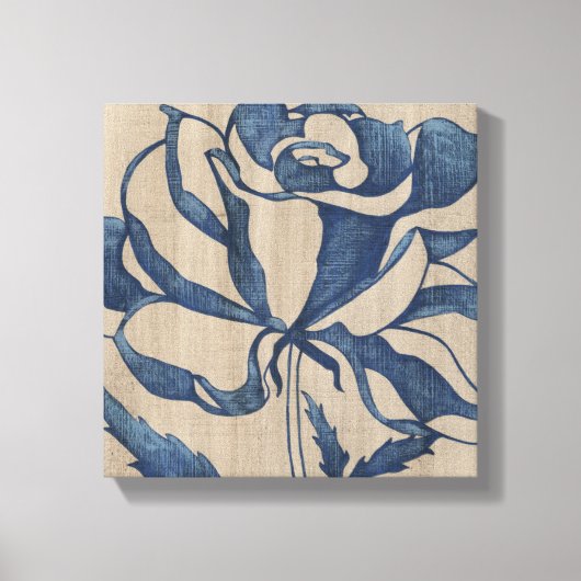 インディゴバラ キャンバスプリント (正面)