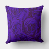 インディゴバラ クッション (裏面)