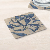 インディゴバラ スクエアペーパーコースター (アングル)