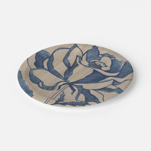 インディゴバラ ペーパープレート (アングル)