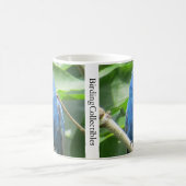 インディゴバンティングコーヒーマグby BirdingCollectibles コーヒーマグカップ (中央)