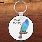 インディゴバンティング キーホルダー (正面)