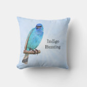 インディゴバンティング クッション (正面)