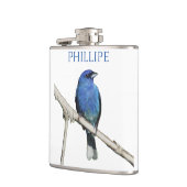 インディゴバンティング フラスク (左)