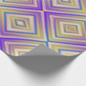 インディゴパープル代替ダイヤモンドパターン ラッピングペーパー (角)