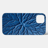 インディゴブランチテクスチャーiPhoneケース保護アート Case-Mate iPhoneケース (裏面 (横))