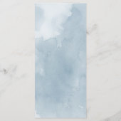 インディゴブルーのフローラメニュー メニュー (裏面)