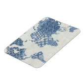 インディゴブルーろうけつ染めマップ マグネット (左側)