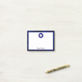 インディゴブルーアウタスペース銀河系マンダラモノグラム ポストイット (デスク上)