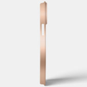 インディゴブルーアゲートゲード&バラ金ゴールドリーフモダン Case-Mate iPhoneケース (裏面 / 右)