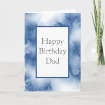 インディゴブルーウォーターカラー抽象芸術