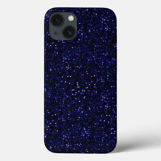 インディゴブルースターリーミッドナイトグリッター Case-Mate iPhoneケース (裏面)