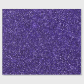 インディゴブルーネイビーグリッター深いコバルトエレガント ラッピングペーパー (フラット)