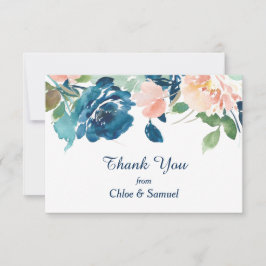 インディゴブルーピーチ結婚バラズサンキュー サンキューカード