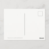 インディゴブルーマンダラ ポストカード (裏面)