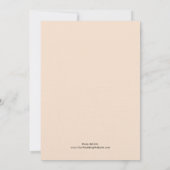 インディゴブルーワイルドフラワー結婚式招待状 招待状 (裏面)