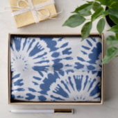 インディゴブルー絞り染めティッシュペーパー 薄葉紙 (ギフト)