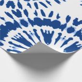 インディゴブルー絞り染めラッピング紙 ラッピングペーパー (角)