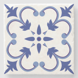 インディゴペタルつる植物 ストーンコースター