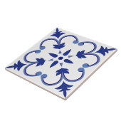 インディゴペタルつる植物 タイル (側面)