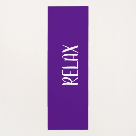 インディゴホワイトスターヨガ落ち着きゾーン ヨガマット (裏面)