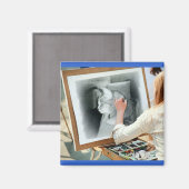 インディゴポートレート マグネット (正面/裏面)