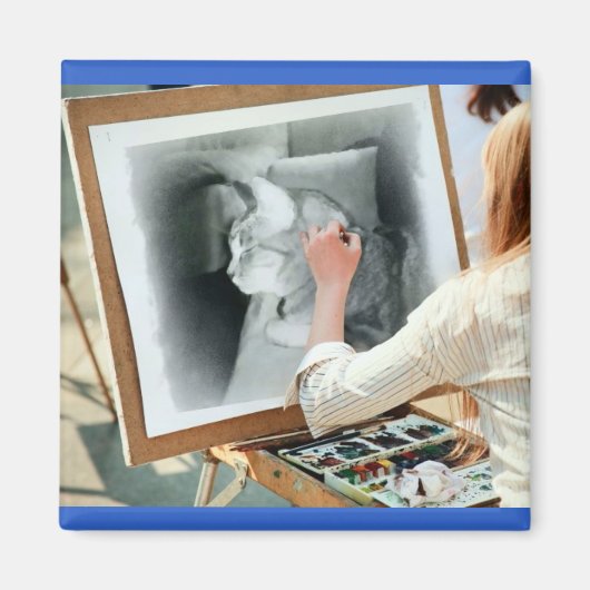 インディゴポートレート マグネット (正面)