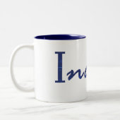 インディゴマグ ツートーンマグカップ (左)