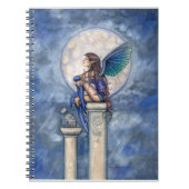 インディゴムーンファンタジーフェアリー&キャットノート ノートブック (正面)