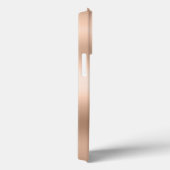 インディゴモダンブルーアゲート&バラ金ゴールド紙吹雪リーフ Case-Mate iPhoneケース (裏面 / 右)