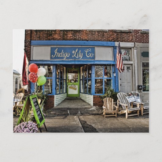 インディゴユリCo. ポストカード (正面)