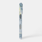 インディゴライト金ゴールドグリッター水の色カスタマイズ可能 iPhoneケース (右側面)