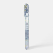 インディゴライト金ゴールドグリッター水の色カスタマイズ可能 iPhoneケース (左側面)