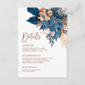 インディゴラスト結婚フローラ詳細 エンクロージャーカード (正面)