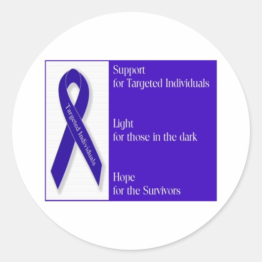 インディゴリボン ラウンドシール (正面)