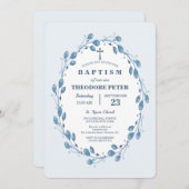 インディゴリース宗教招待状 招待状 (正面/裏面)