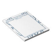 インディゴワカメエレガント航海のルビーチハウススタイル ノートパッド (アングル)