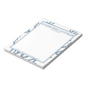 インディゴワカメエレガント航海のルビーチハウススタイル ノートパッド (回転)