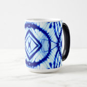 インディゴ絞り染め魔法マグ モーフィングマグカップ (正面右)