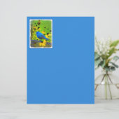 インディゴ絵画バンティング – Bird Art (スタンド正面)