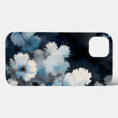 インディゴ花びら Case-Mate iPhoneケース (裏面 (横))