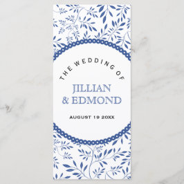 インディゴ離れブルーパタン結婚式 プログラム